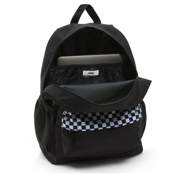 Vans Backpack Realm Plus Checkboard Black White NWT main image 4